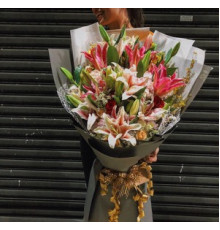 Розовый. микс